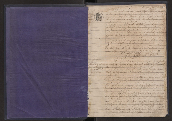 Naissances, mariages, décès, reconnaissances