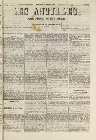Les Antilles (1862, n° 5)