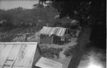 Prêcheur. Une pauvre case couverte en bambous