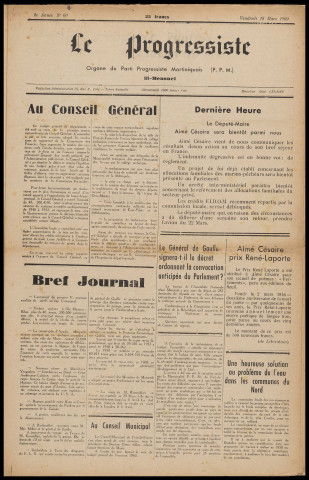 Le Progressiste (n° 60)
