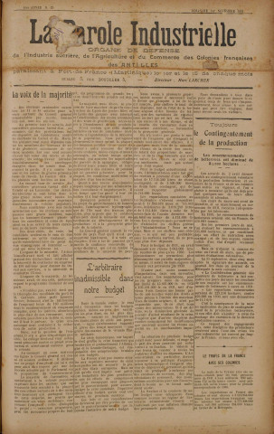 La Parole industrielle (n° 45)