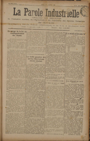 La Parole industrielle (n° 22)