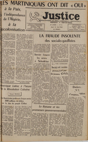 Justice (1962, n° 16)