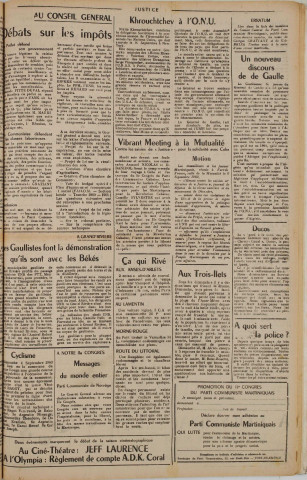 Justice (1960, n° 36)