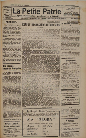 La Petite Patrie (n° 593)
