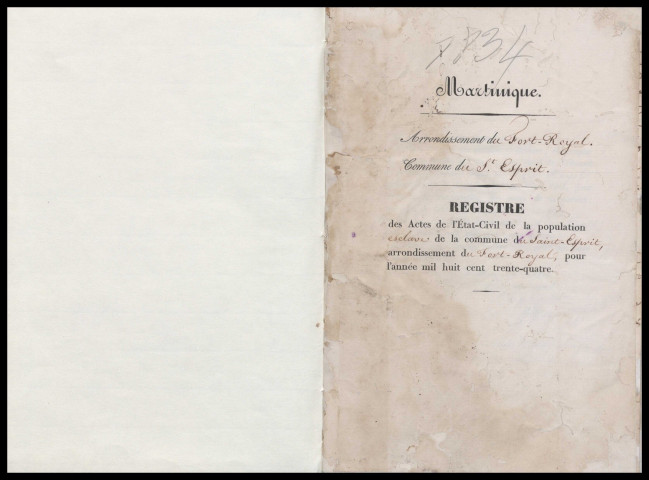 Population esclave : naissances, décès