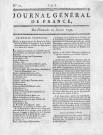 Révolte des esclaves à la Martinique : article du Journal général de France, n° 10 du dimanche 10 janvier 1790