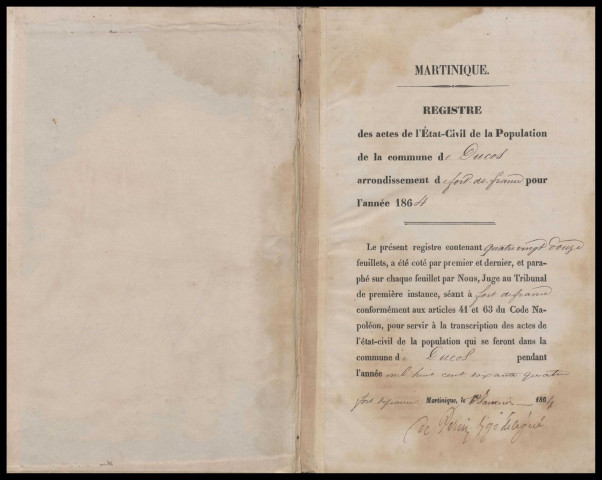 Naissances, mariages, décès, reconnaissances