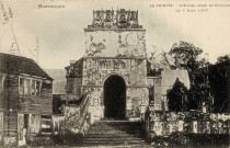 Martinique. La Trinité. L'église après le cyclone du 8 août 1903