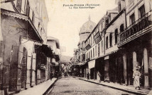 Martinique. Fort-de-France. La rue Antoine-Siger