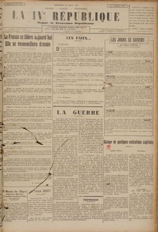 La IVème République (n° 22)