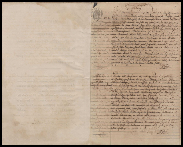 Naissances, mariages, décès, reconnaissances