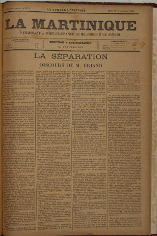 La Martinique (année III, n° 97)