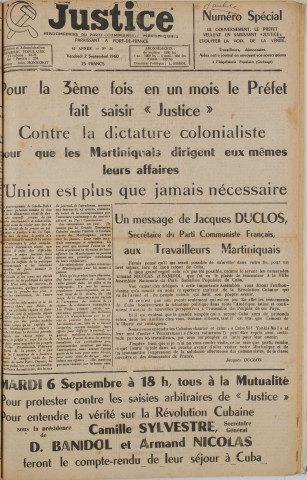 Justice (1960, n° 35)