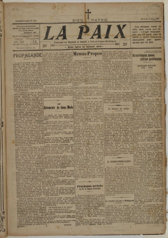 La Paix (n° 1341)