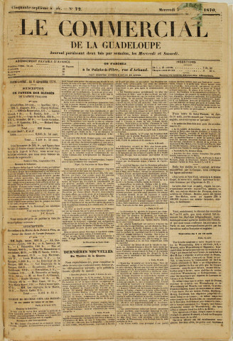 Le Commercial (1870, n° 72)