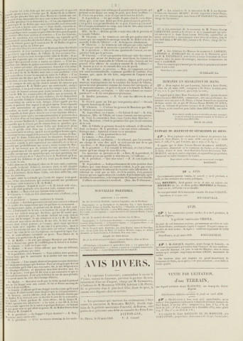 Le Courrier de la Martinique (1838, n° 26)