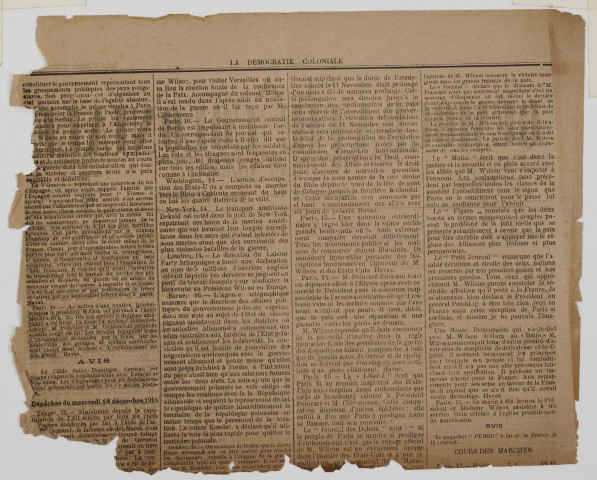 La Démocratie coloniale (n° 317-318)