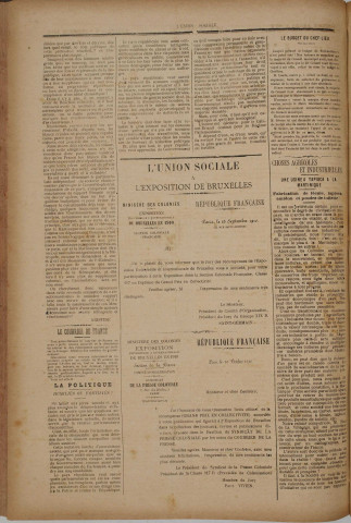 L'Union sociale (n° 832)