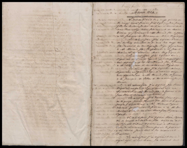 Population esclave : baptêmes, mariages, sépultures