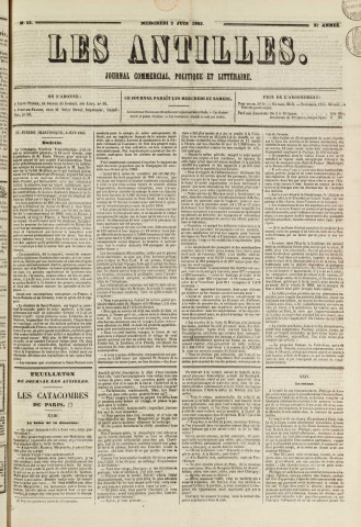 Les Antilles (1863, n° 44)