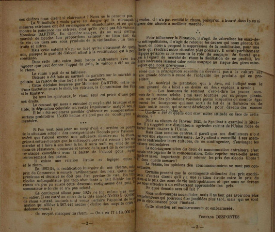 Bulletin du Syndicat des distillateurs agricoles (n° 03/1925)