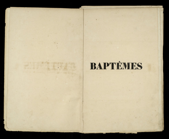 Baptêmes, mariages, sépultures