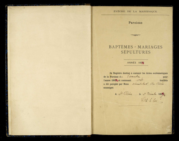 Baptêmes, mariages, sépultures