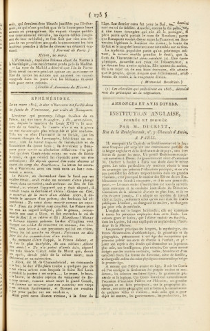 Gazette de la Martinique (1816, n° 39)