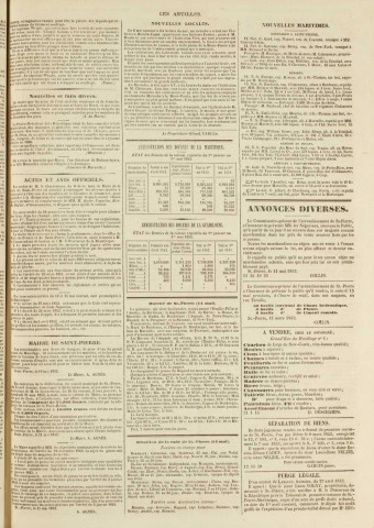 Les Antilles (1852, n° 39)