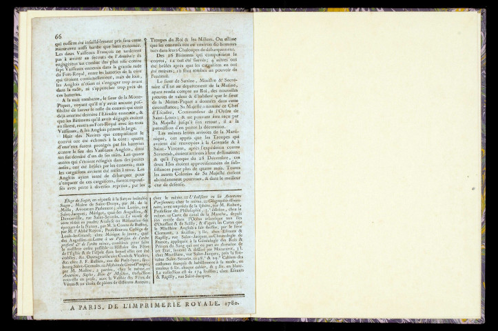 [Combat au large de la Martinique : 18 déc. 1779]