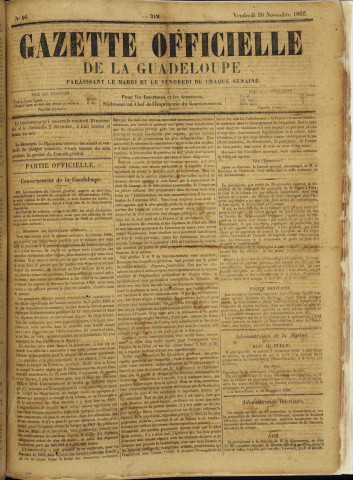 La Gazette officielle de la Guadeloupe (n° 96)