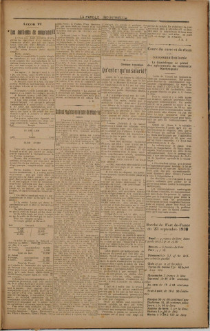 La Parole industrielle (n° 16)