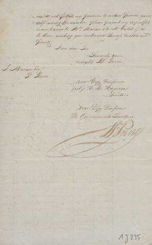 Correspondance relative à la situation politique de Porto-Rico