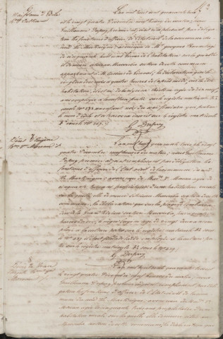 Population esclave : naissances, mariages, décès