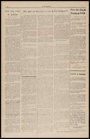 Le Progressiste (n° 101)