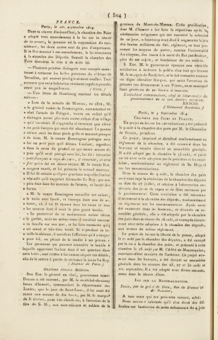 Gazette de la Martinique (1814, n° 93)