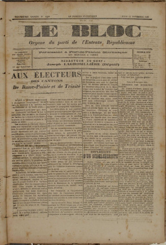 Le Bloc (n° 230)