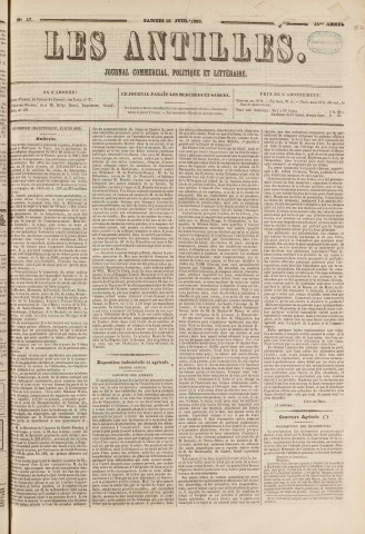 Les Antilles (1866, n° 47)