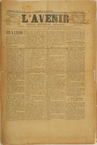 L'Avenir (n° 39)