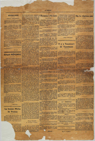 La Tribune des boulangers (1935, n° 2)