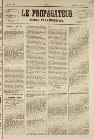 Le Propagateur (1863, n° 12)