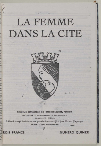 La Femme dans la cité (n° 15)