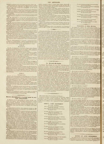 Les Antilles (1852, n° 35)