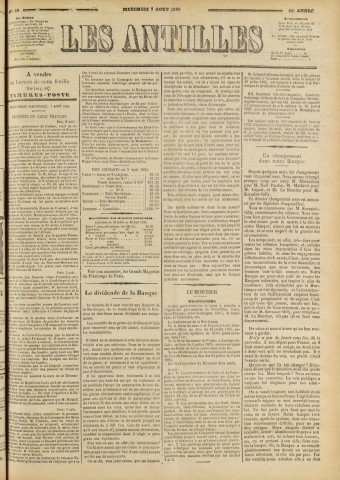 Les Antilles (1895, n° 59)