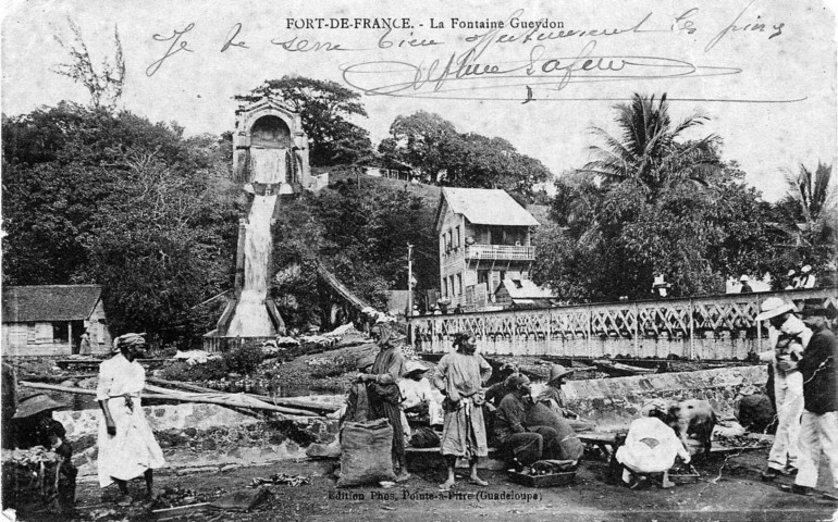 Fort-de-France. La Fontaine Gueydon