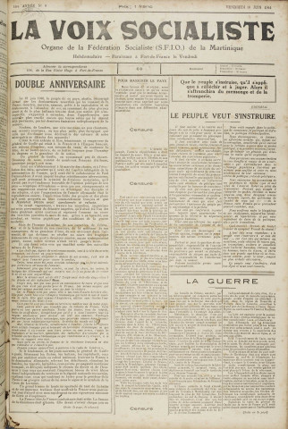 La Voix socialiste (n° 8)