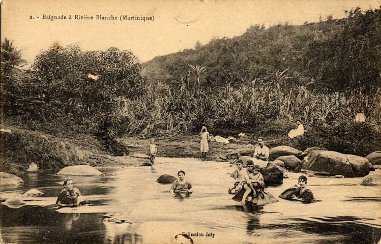 Martinique. Baignade à Rivière Blanche