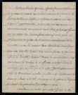 Lettre d'officiers français prisonniers de guerre en Ecosse certifiant que leur brevet ont été confisqués à leur arrivée et non rendus et que Nicolas Guillaume est bien lieutenant de seconde classe promû à ce grade par le capitaine Ernouf à la Guadeloupe le 17 mai 1809