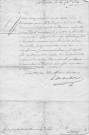 Général Philippe de Senneville (1737-1824). Carrière militaire (en exercice à la Martinique de 1784 à 1787) : correspondance, état-civil